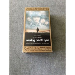 Saving Private Ryan (VHS, 2000, 2-Tape Set, Special Limited Edition) Tom Hanks